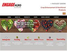 Tablet Screenshot of engageagroeurope.com